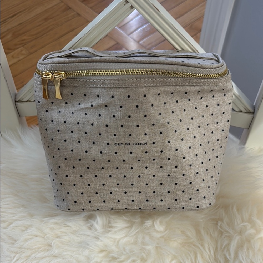 Polka Dot Tan Bag